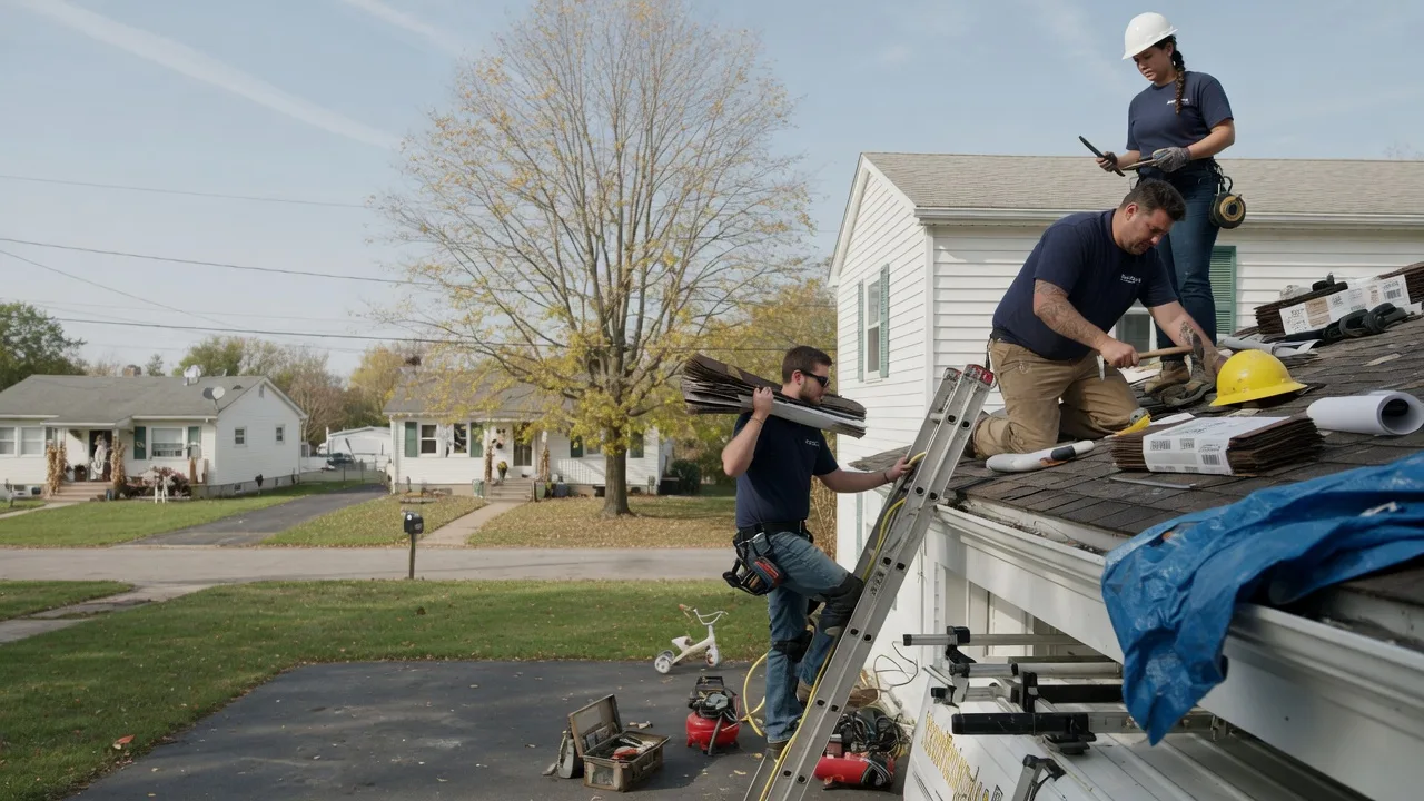 Local Roofing Contractors in Sainte Marie, IL near me